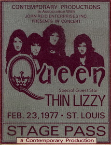 thin lizzy 1977 tour dates